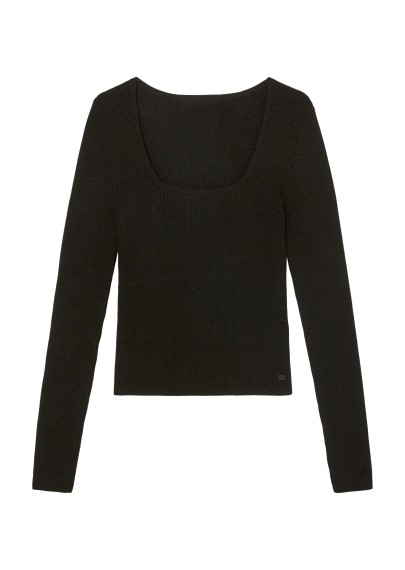 Marc O'Polo Denim Pullover with long sleeve and squar